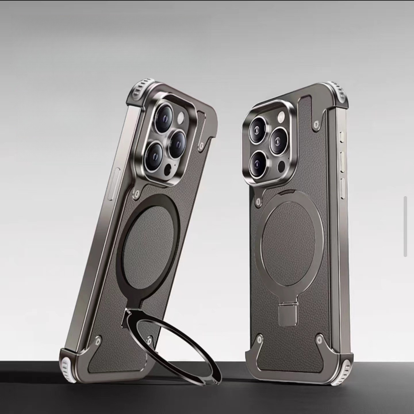 G-OUSSVE｜Borderless Phone Protective Case, Metal Frame, Airbag, Anti S