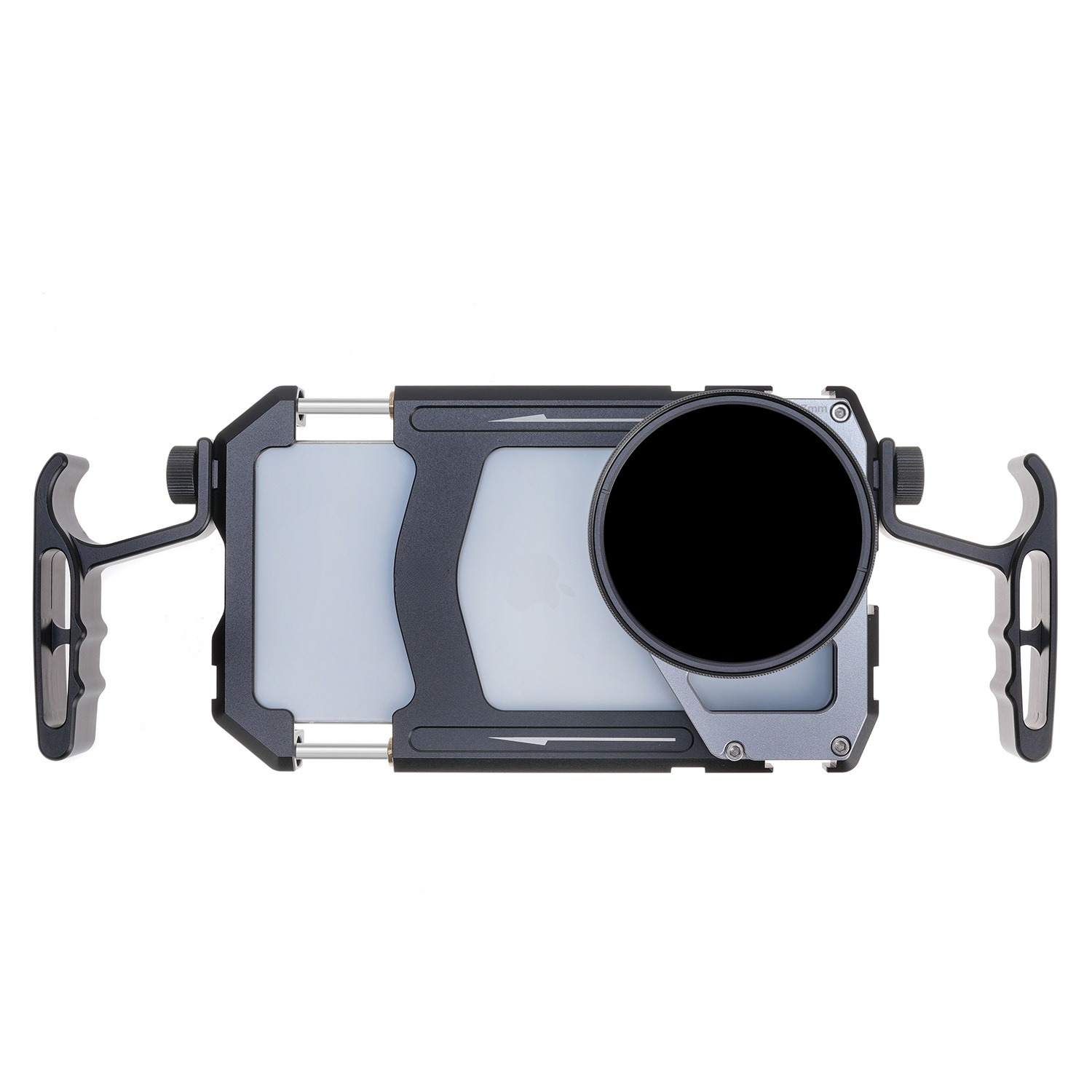 G-OUSSVE | Universal Smartphone Cage with Hand Grips, 67mm Thread Filter Adapter, Stabilizer Rig for iPhone & Samsung, Vlog Live Streaming, Filmmaking, Video Recording