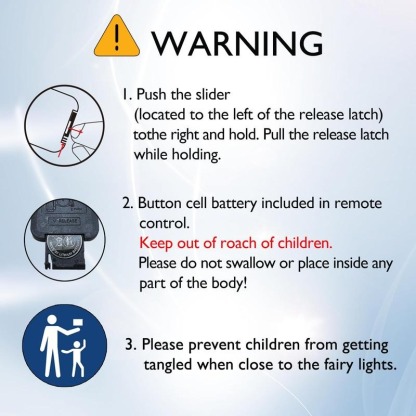 G-OUSSVE | LED Fairy Lights Battery Operated Christmas String Lights with Remote, Waterproof 8 Modes Firefly Twinkle Lights for Christmas Tree, Wreath Decor