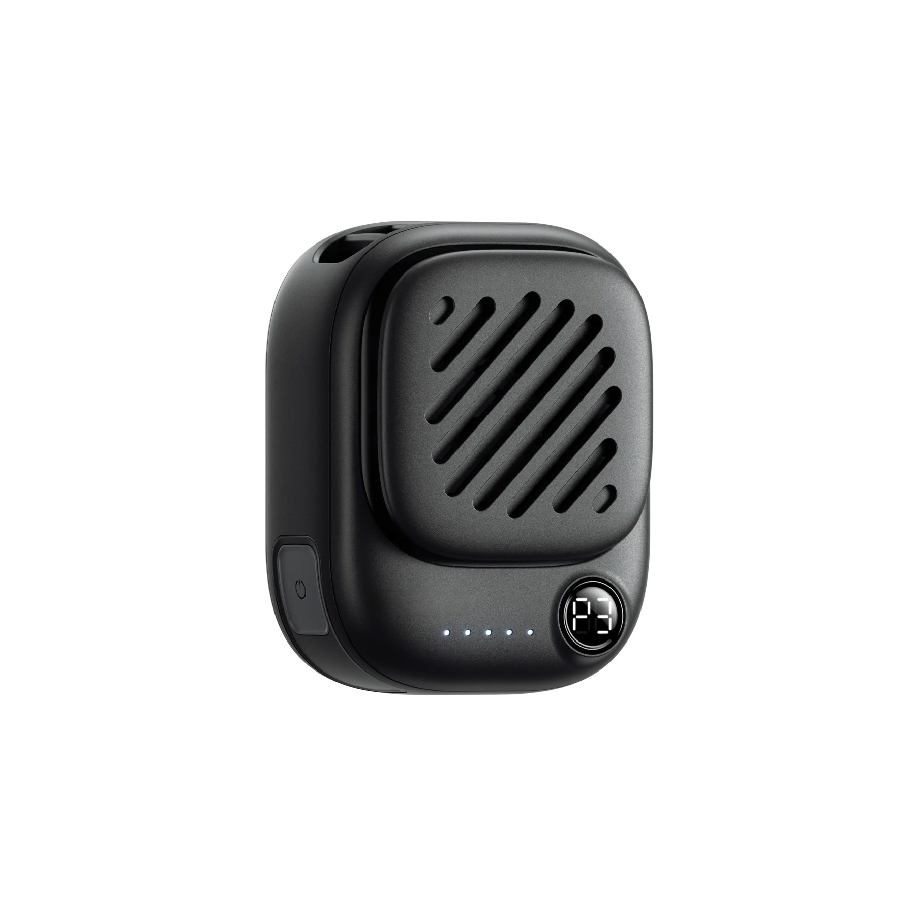 G-OUSSVE | Portable Mini Neck Fan 95g Ultra-Light & Magnetic, 10H Battery Life, 3-Speed Silent Wind, Tangle-Free Design-Summer Essential