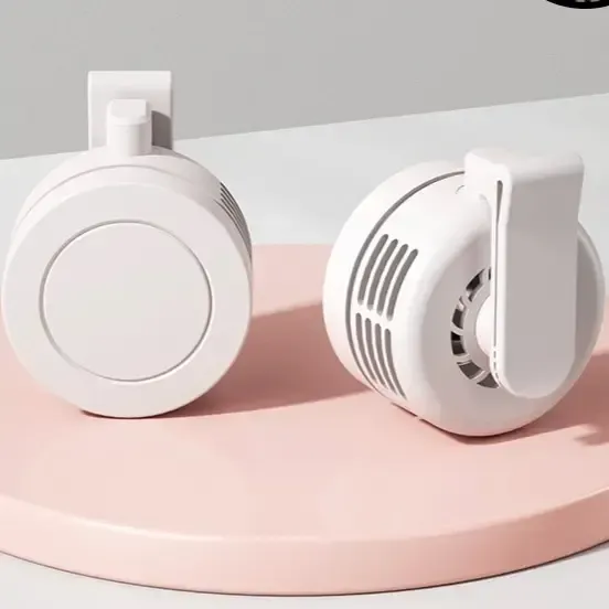 G-OUSSVE Mini Clip on Fan for Shirt & Waist, Portable Small Whirlwind Bladeless Fan, Small but Powerful, 3-Speed Silent Personal Mini Rechargeable Cooling Fans