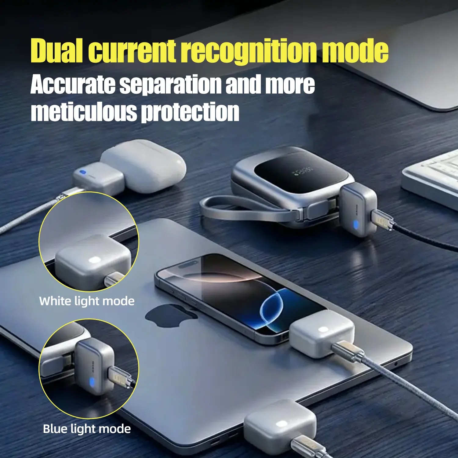 G-OUSSVE 140W Physical-Disconnect Battery Guard, Smart Auto Stop Charging Protector, Full Battery Auto Disconnect, Anti-Overcharge Protection for Safe Overnight Charging, Overcharge Protection for Phones, Laptops & Tablets