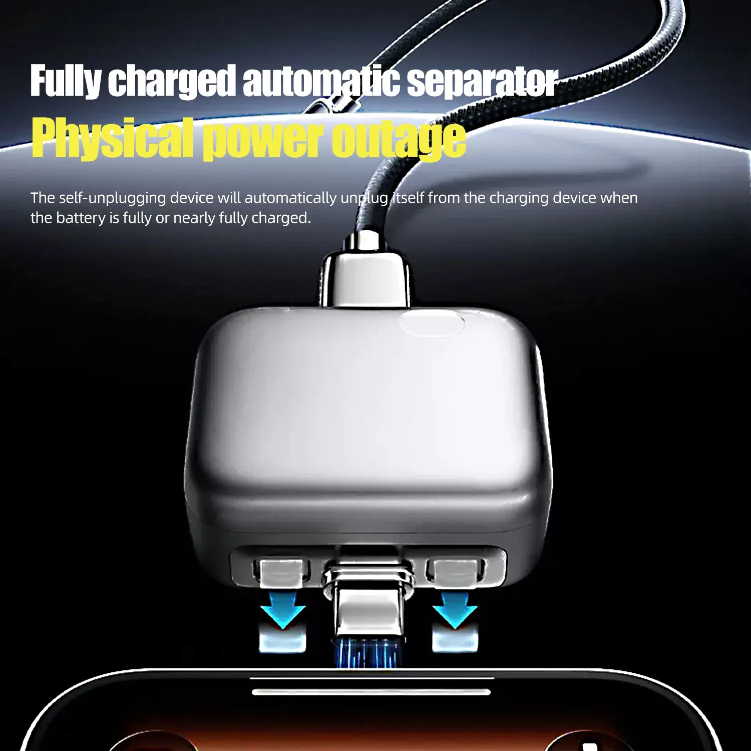 G-OUSSVE 140W Physical-Disconnect Battery Guard, Smart Auto Stop Charging Protector, Full Battery Auto Disconnect, Anti-Overcharge Protection for Safe Overnight Charging, Overcharge Protection for Phones, Laptops & Tablets