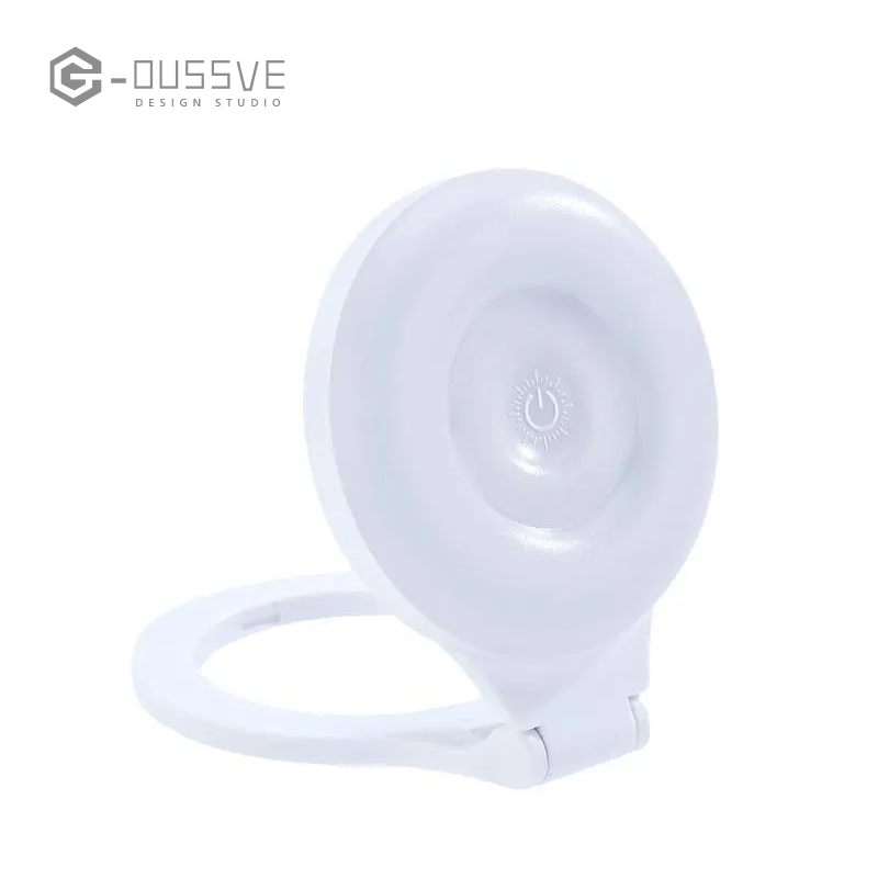 G-OUSSVE | Magnetic Selfie Ring Light, Rechargeable LED Fill Light for iPhone&Camera, Smartphone Camera Handle, Video Photo Shooting Acccessory Compatible with Magsafe Phone Light Clip