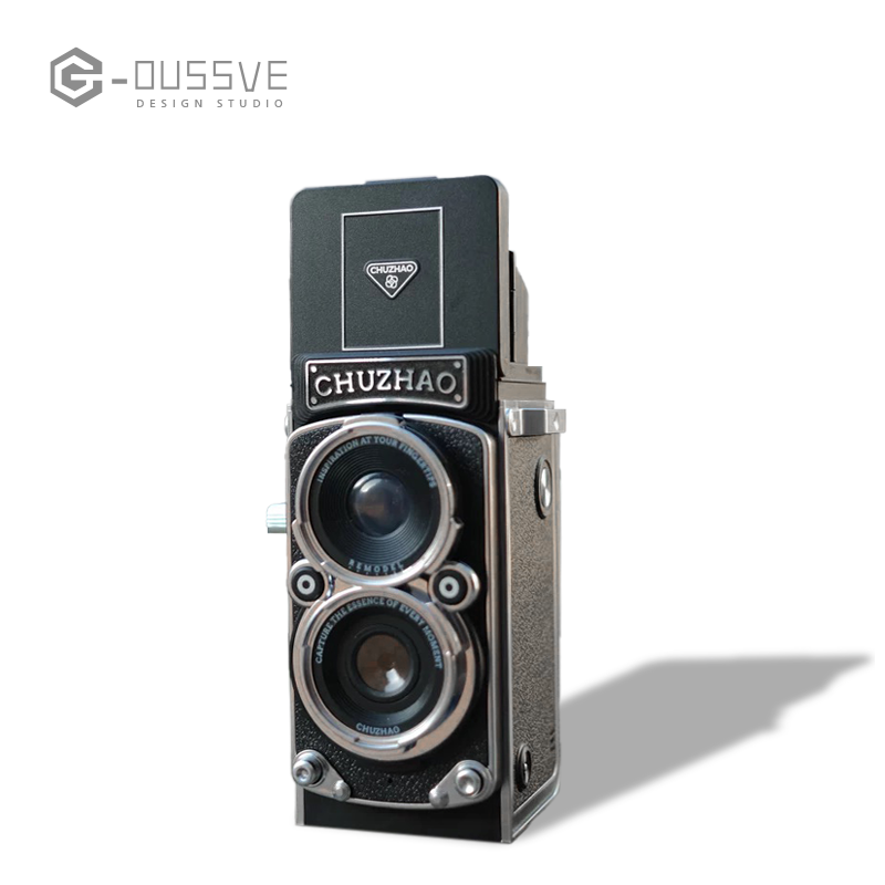 G-OUSSVE｜ChuZhao premium realistic twin-lens reflex digital camera, retro CCD, high-definition entry-level, compact travel camera for women