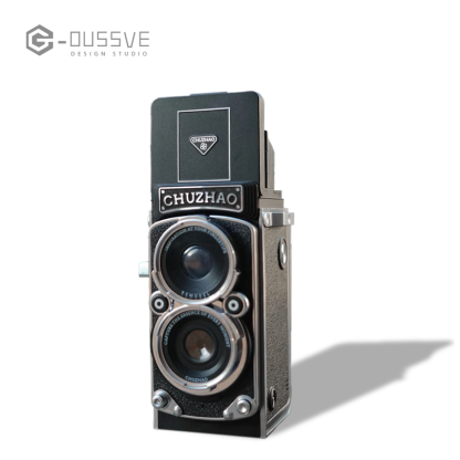 G-OUSSVE｜ChuZhao premium realistic twin-lens reflex digital camera, retro CCD, high-definition entry-level, compact travel camera for women