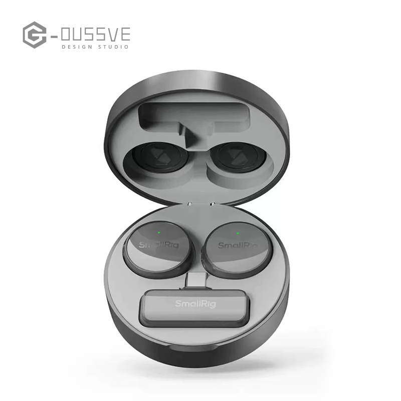 G-OUSSVE | SmallRig S60 USB-C Wireless Mic,Magnetic Clip Pro Kit for iPhone 15/16 Pro & Android,44H Studio Sound with Noise Cancelling, Crystal Clear Audio,Compact,Lightweight Design Lavalier Microphone for Vlog, Live Streaming, Content Creation 4706/4934