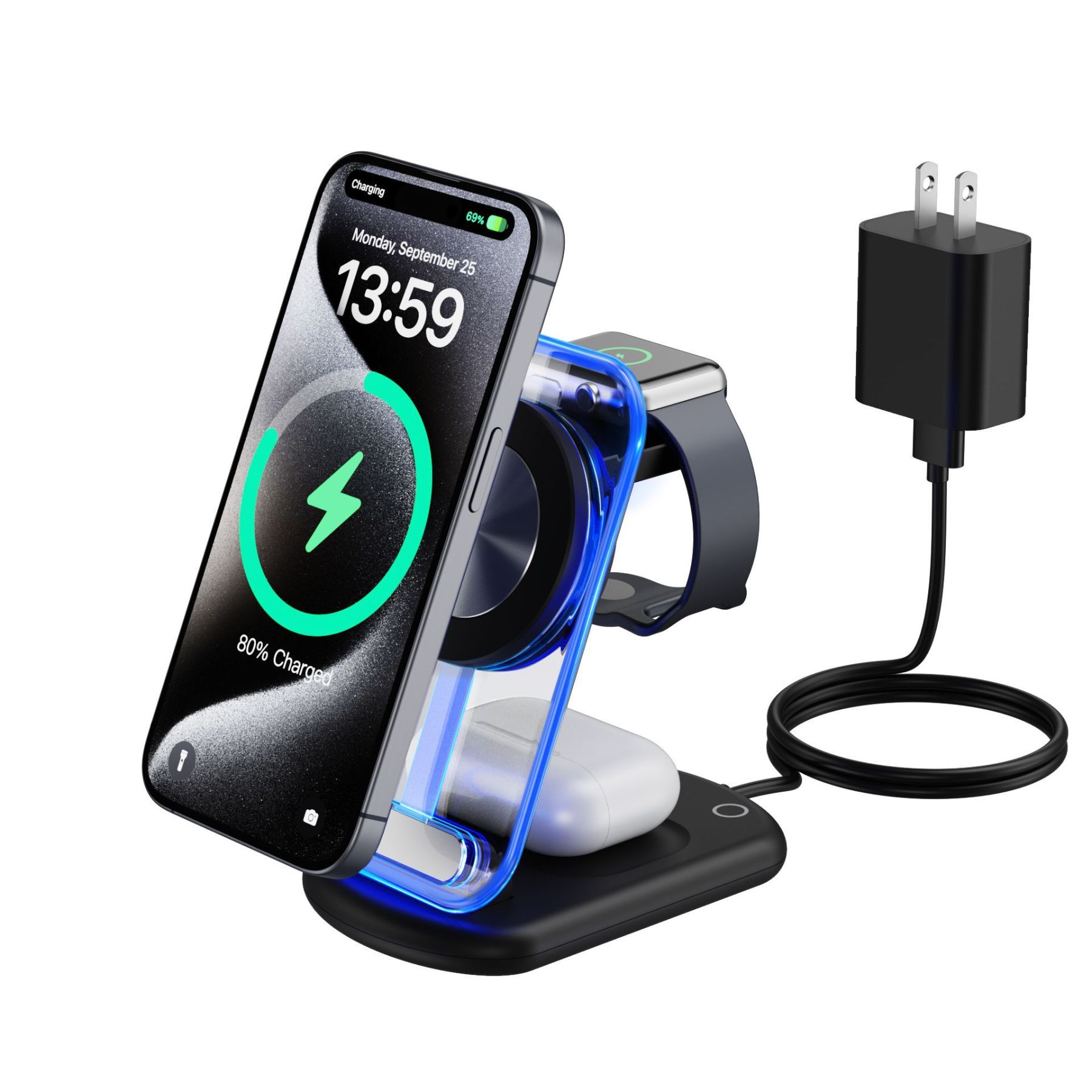 G-OUSSVE | 3-in-1 Magnetic Wireless Charger