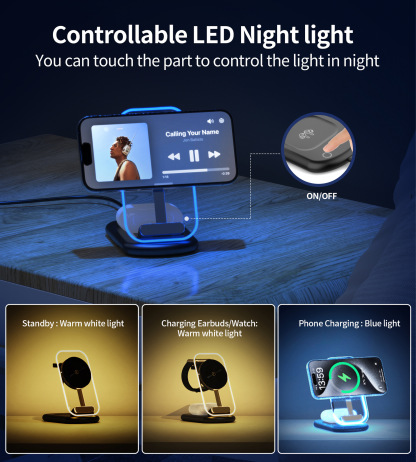 G-OUSSVE | 3-in-1 Magnetic Wireless Charger