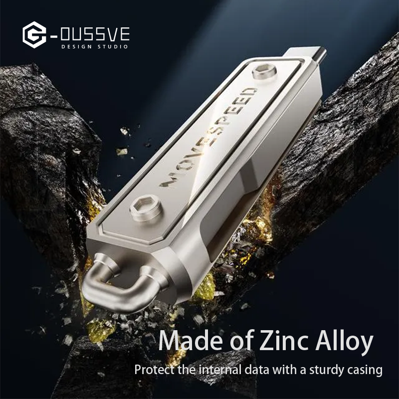 G-OUSSVE |  USB Flash Drive,Wild Series,1000MB/s USB 3.2 Gen2 + Type-C Dual Interface, Push-Pull Design with Lanyard,Compatible with iPhone, MacBook, Android