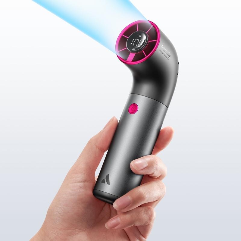 Portable Handheld Fan, Powerful Turbo Mini Fan, 19000 RPM High Speed A