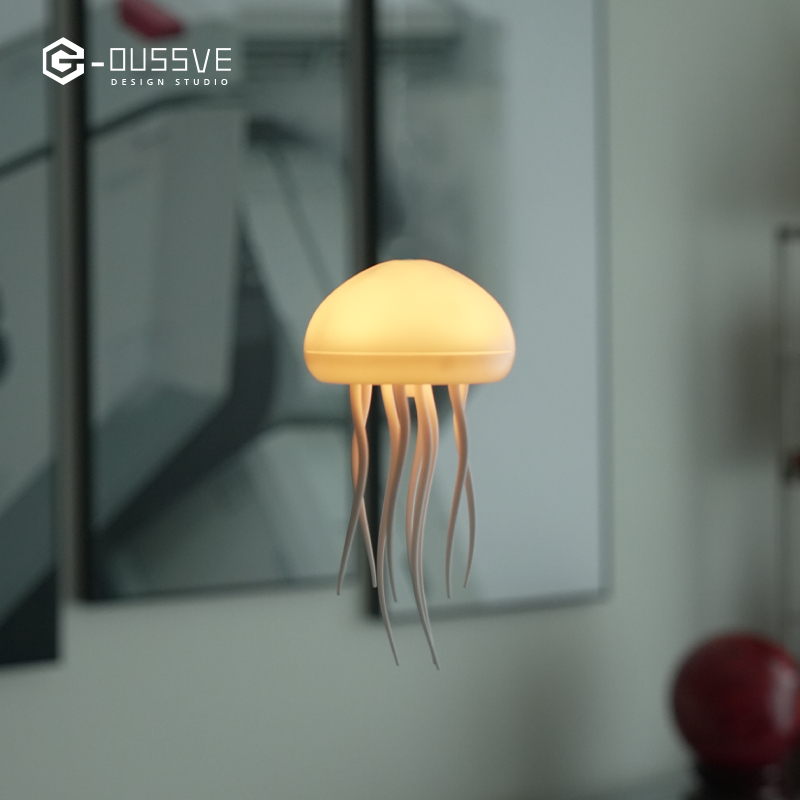 G-OUSSVE｜The newest Hot-Selling Seven-Color Jellyfish Lamp with Eco-Friendly Design and Easy Control，Ambient Light and The Perfect Home Decoration 