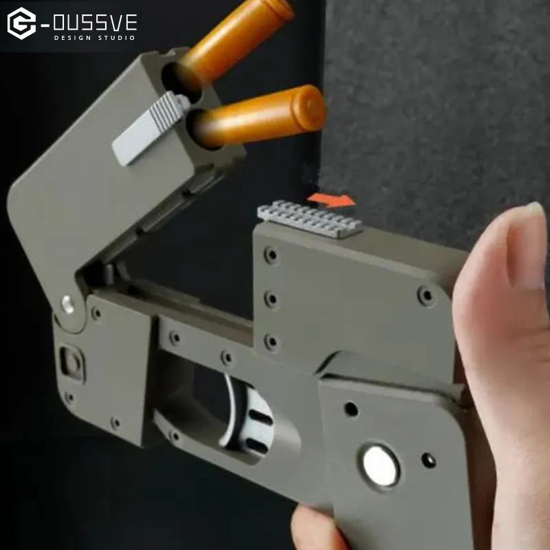 G-OUSSVE / Folding soft bullet gun for iPhone that can fire spray shells and simulate a pistol toy for children and boys