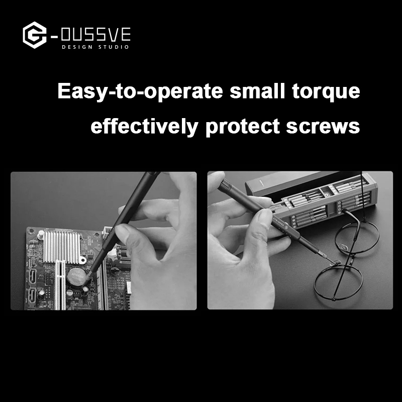 G-OUSSVE｜Micro Precision Screwdriver Set Universal Household, Electronics Tool Kit Screwdriver Kit for Computer, iPhone, Macbook, PS4, PS5, Nintendo, Xbox Controller Repair Kit