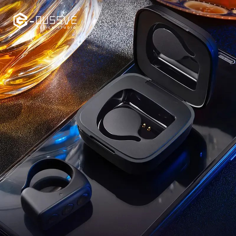 G-OUSSVE｜Wireless Remote Control Ring for Smartphones & Tablets& Kindle - Wireless Camera Selfie Stick, Multi-System Compatibility, Video & Music Control, Call Management