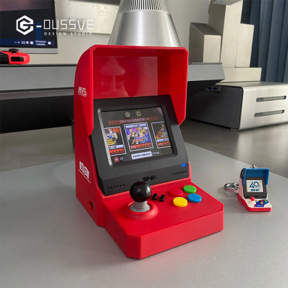G-OUSSVE｜MVS Mini joystick gaming console, nostalgic retro mini King of Fighters fighting arcade, a perfect gift for collectors