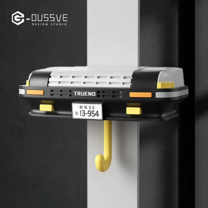 G-OUSSVE｜Self Adhesive Car Key Holder Wall Mounted Key Hooks - Key Hangers No Drill for Living Room, Kitchen, Office