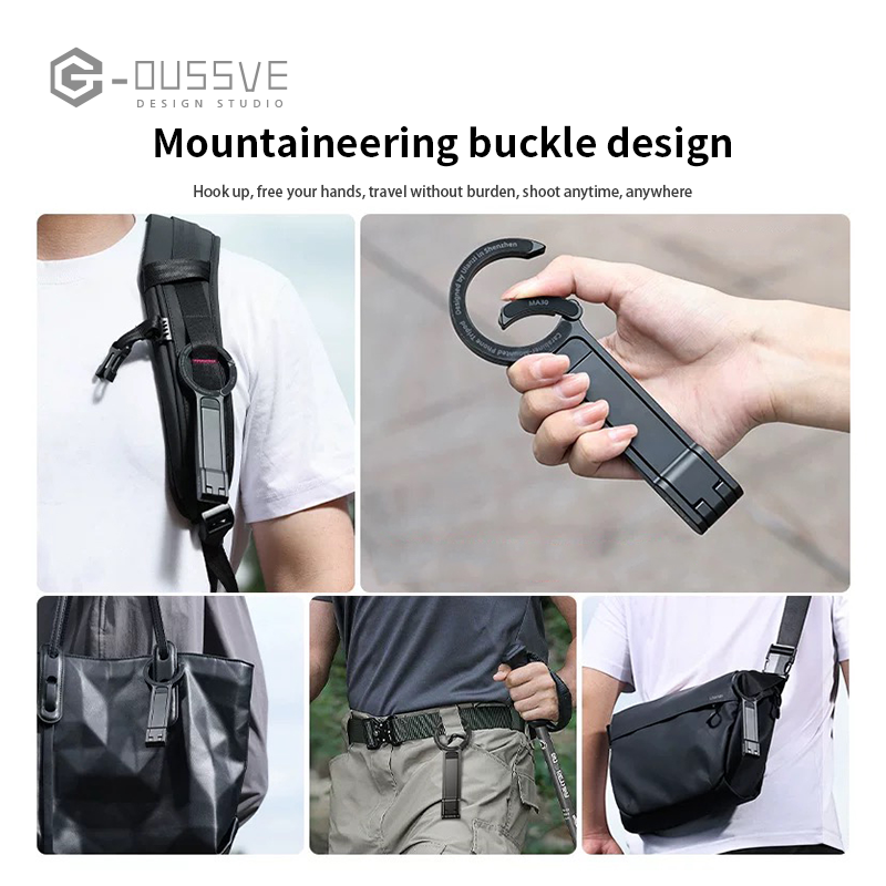 G-OUSSVE | Magsafe Phone Holder Tripod Dual-sided Magnetic Phone Stand for lphone Phone Outdoor Travel Vlog LiveStreaming