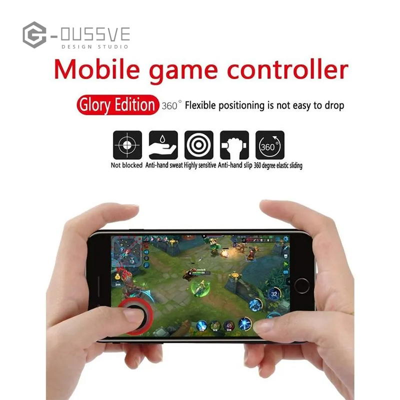 G-OUSSVE | Mobile Phone Game Joystick – Precision Control for Mobile Gaming Accessories iPad iPhone Android Mobile Tablet Console Touchscreen