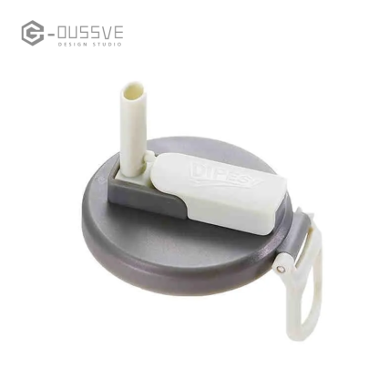 G-OUSSVE | Soda Can Lids with Straw, Silicone Straws Soda ​ Can Covers, Straw Soda Can Lid, BPA-Free, Reusable for can covers for soda, Beverage, Juice,Seltzer