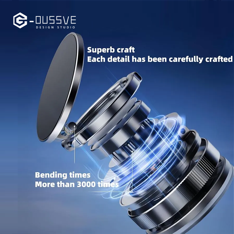 G-OUSSVE|360 Adjustable Vacuum Magnetic Phone Holder,Suction Cup Phone Mount for Magsafe, Portable Cell Phone Holder for Car, Makeup/Gym/Mirror,Fit for All iphone iphone 11 and above