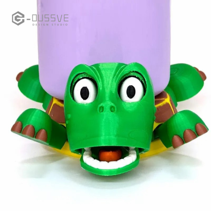 G-OUSSVE | Creative Turtle Design Cup Coaster, 1 Count Cute Turtle Design Cup Holder, Decorative Ornament for Home Kitchen & Dining Room & Office