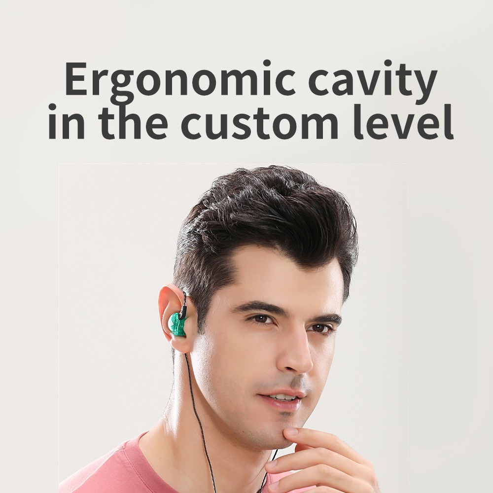 G-OUSSVE | Portable Wired In-Ear Earphones with 8D HiFi Bass, Noise-Canceling Mic, Sweatproof for Gaming, PS/XBOX, Running & Gym, 3D Stereo Sound, Subwoofer Audio, In-Ear Monitor, High-Fidelity Wired Headphones
