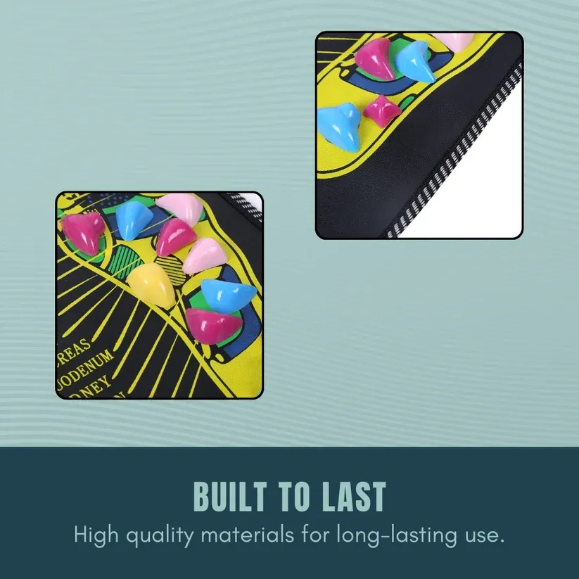 G-OUSSVE | Revitalizing Acupressure Foot Matactivates Pressure Points to Relieve Tension, Boost Circulation