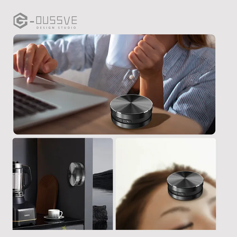 G-OUSSVE | Bone Conduction Speaker - Portable Magnetic Bluetooth Speaker, Wireless Bluetooth Mini Speakers 