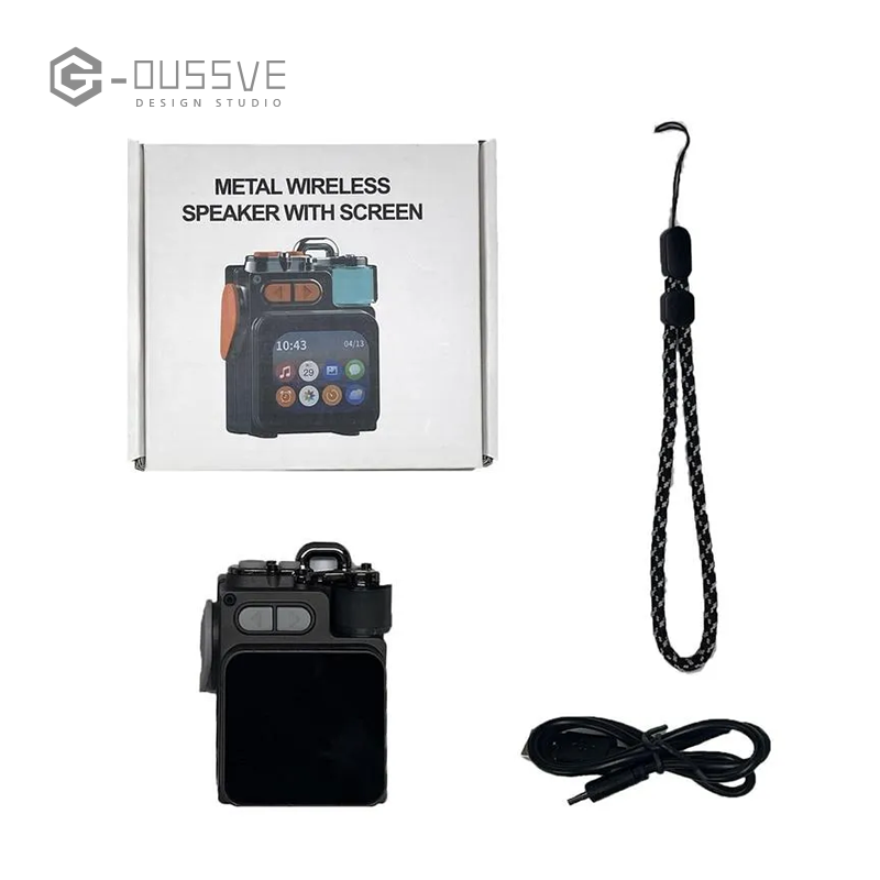 G-OUSSVE｜Wireless Speakers, Portable Mini Multi-function Wireless Music Player, Rechargeable Stereo Radio Speaker with Cool Light for Home Office