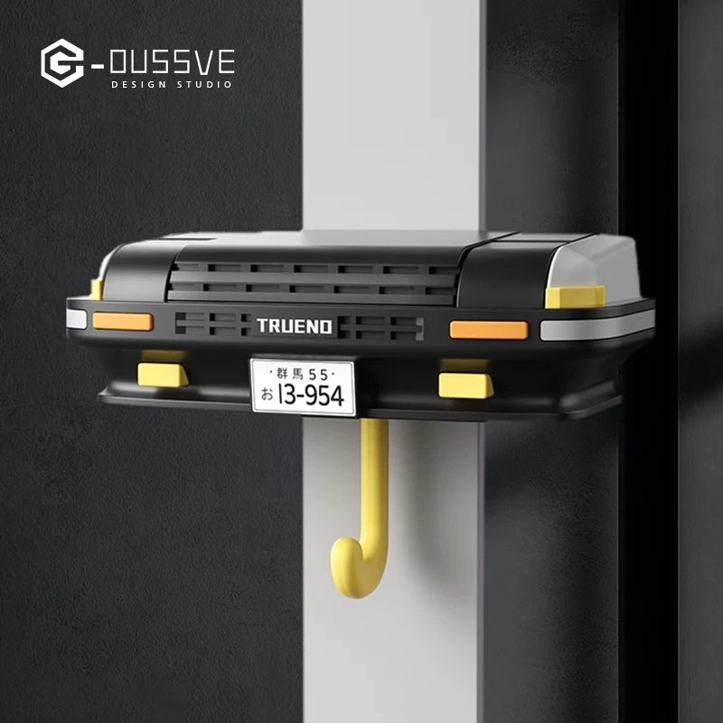 G-OUSSVE｜Self Adhesive Car Key Holder Wall Mounted Key Hooks - Key Hangers No Drill for Living Room, Kitchen, Office