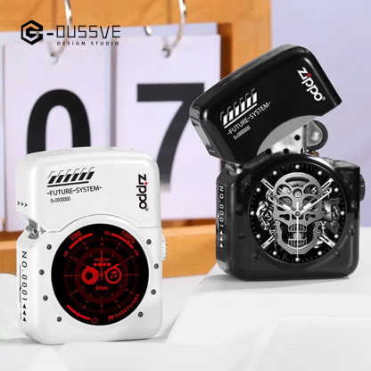 G-OUSSVE｜Lighter Fluid Insert Windproof Lighter - Refillable Lighter for Cigarettes Cigar Candle Pocket Lighter Fire Starter