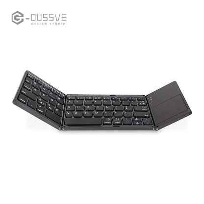 G-OUSSVE｜Ultra-thin Wireless Mini Bluetooth-compatible Keyboard, Foldable & Simple Design Tablet Keyboard for Household & Office