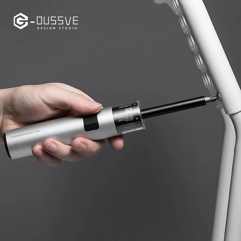 G-OUSSVE | Electric Screwdriver with 3 LED Lights/36 Bits, Precision Repair Tools Kit with Type-C Charging, for Smartphones, Toys, Clock, Camera,Laptop