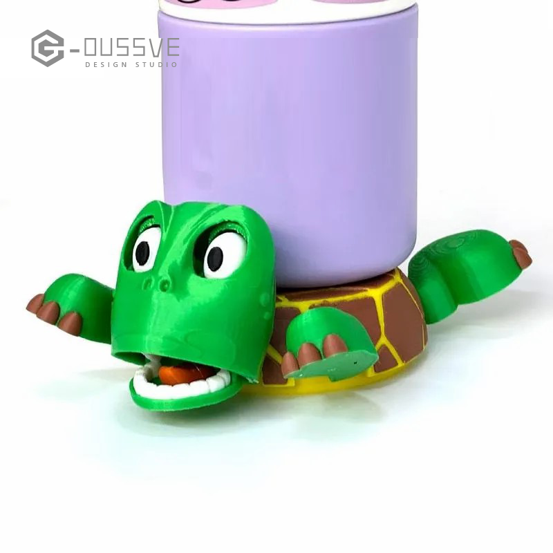 G-OUSSVE | Creative Turtle Design Cup Coaster, 1 Count Cute Turtle Design Cup Holder, Decorative Ornament for Home Kitchen & Dining Room & Office