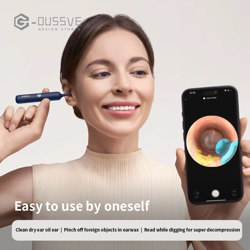 G-OUSSVE｜Visual ear pick – HD ear scoop and tweezers set, the ultimate ear-cleaning tool for kids and adults