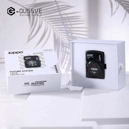 G-OUSSVE｜Lighter Fluid Insert Windproof Lighter - Refillable Lighter for Cigarettes Cigar Candle Pocket Lighter Fire Starter