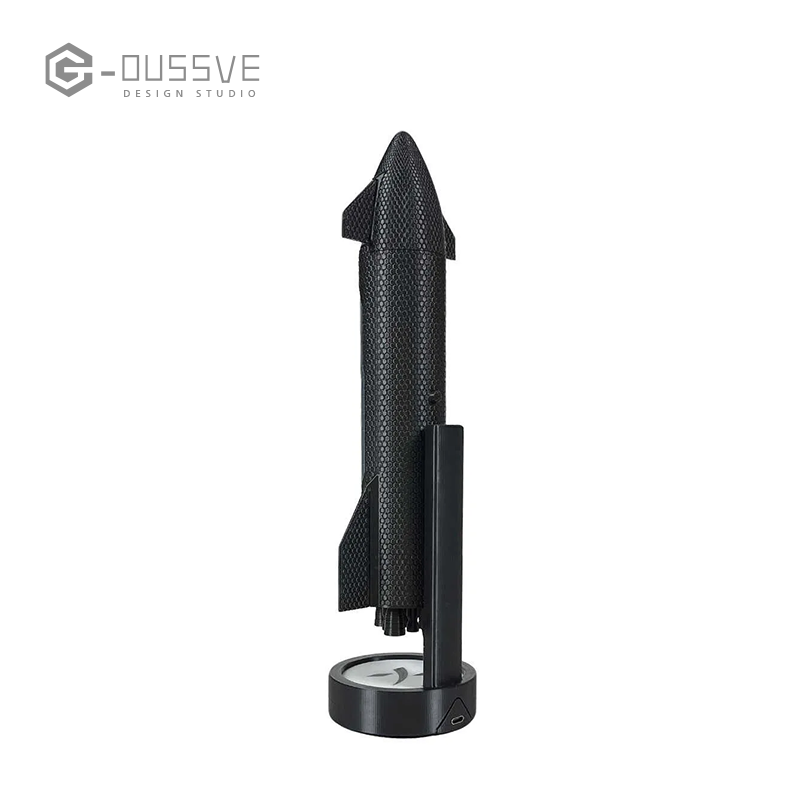 G-OUSSVE | SpaceX Starship 1/200 Rocket Model with Spray Humidifier 