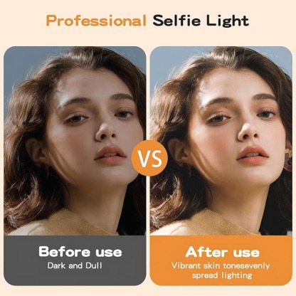 Rechargeable Handheld Beauty Fill Light, Expandable bracket,Selfie Tripod,Adjustable Extendable Foldable Phone Holder, for Streaming, Live Recording, Video Photography, Light Size: 11.61x8.58inc
