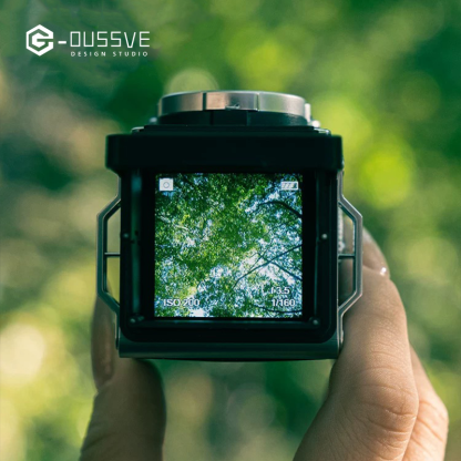 G-OUSSVE｜ChuZhao premium realistic twin-lens reflex digital camera, retro CCD, high-definition entry-level, compact travel camera for women