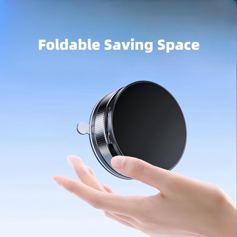 G-OUSSVE|360 Adjustable Vacuum Magnetic Phone Holder,Suction Cup Phone Mount for Magsafe, Portable Cell Phone Holder for Car, Makeup/Gym/Mirror,Fit for All iphone iphone 11 and above