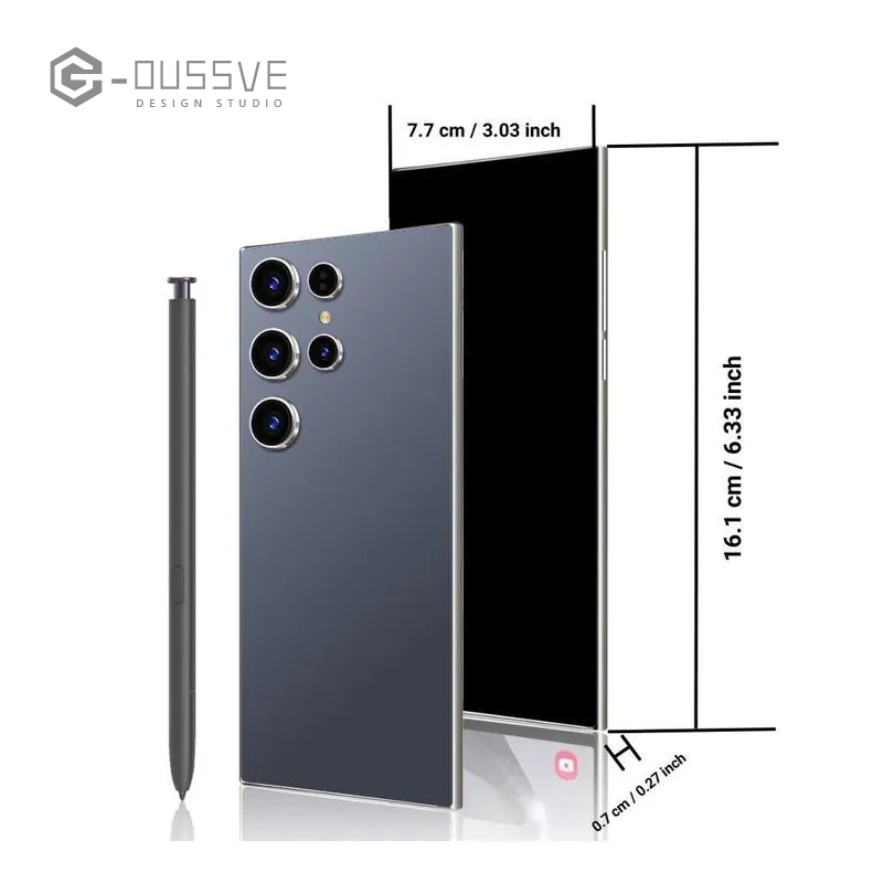 G-OUSSVE｜Android Smartphone, 6.8 Inch Large Screen 3+64GB ROM Dual SIM Phone, 20MP 4000mAh Battery Octa-core Processor Phone