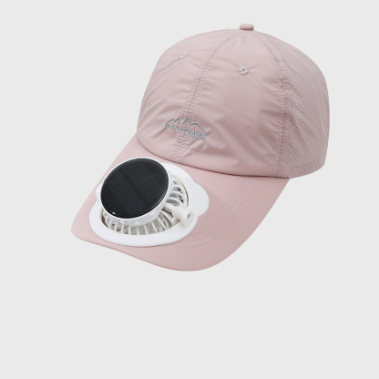 G-OUSSVE Summer Breathable Solar-Charging Fan Hat for Adults - Sun Protection Outdoor Baseball Cap with 1000mAh Battery, 8-16Hrs Runtime & Digital Display