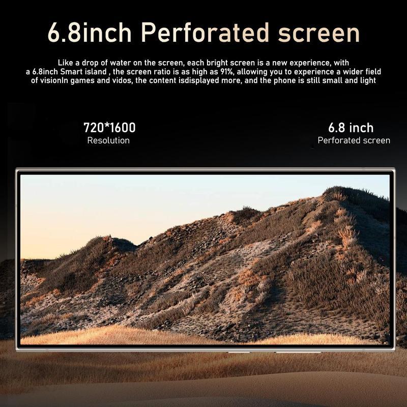G-OUSSVE|Android Smartphone, 6.8 Inch Large Screen 6+64GB ROM Dual SIM Phone, 20MP 4000mAh Battery Octa-core Processor Phone