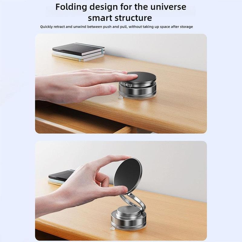 G-OUSSVE|360 Adjustable Vacuum Magnetic Phone Holder,Suction Cup Phone Mount for Magsafe, Portable Cell Phone Holder for Car, Makeup/Gym/Mirror,Fit for All iphone iphone 11 and above
