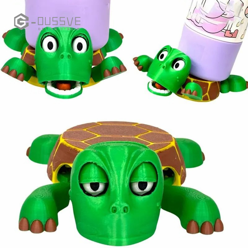 G-OUSSVE | Creative Turtle Design Cup Coaster, 1 Count Cute Turtle Design Cup Holder, Decorative Ornament for Home Kitchen & Dining Room & Office