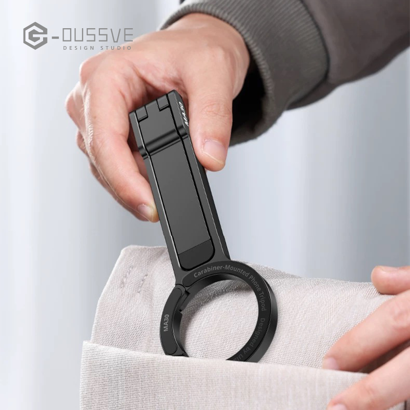 G-OUSSVE | Magsafe Phone Holder Tripod Dual-sided Magnetic Phone Stand for lphone Phone Outdoor Travel Vlog LiveStreaming