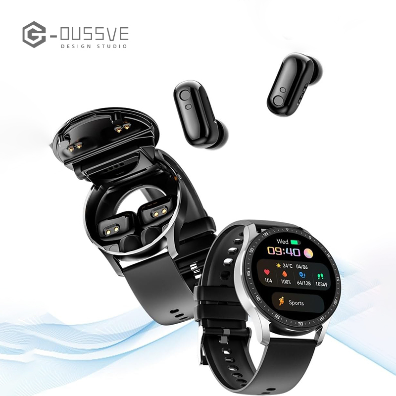 G-OUSSVE｜2-in-1 Smartwatch with HD Bluetooth Calling, 1.39-inch High-Definition Screen, Waterproof, and Ultra-Thin