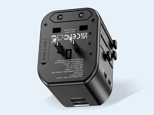 G-OUSSVE | Universal   Travel   Adapter   with   USB-C   &   USB   Ports