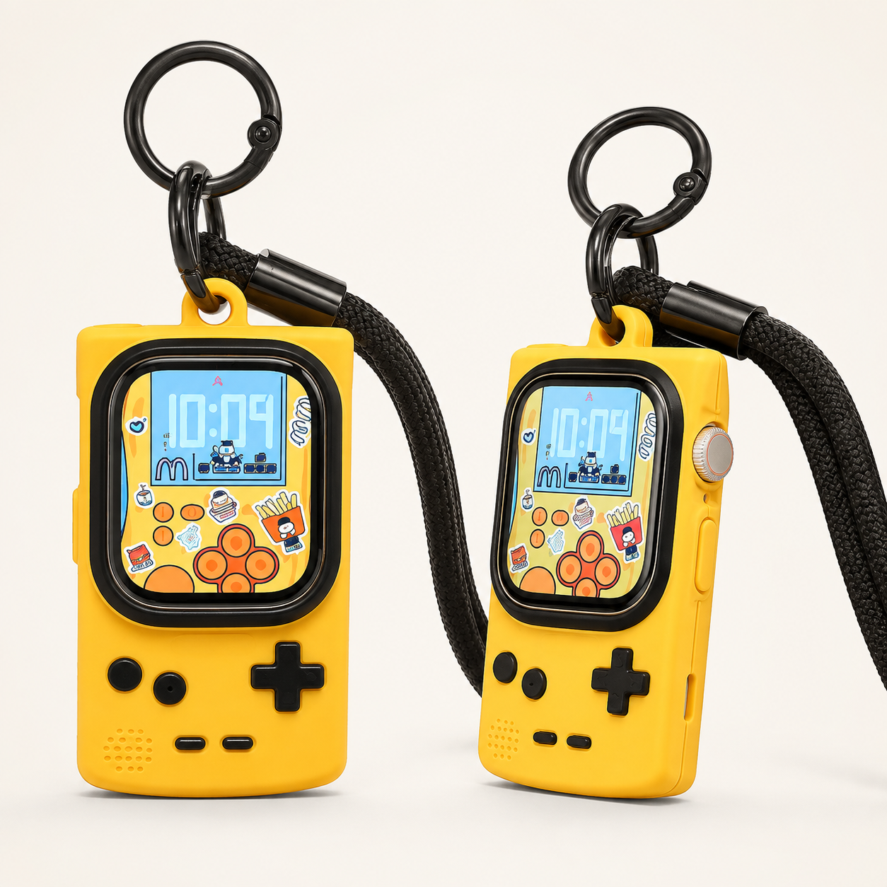 G-OUSSVE Retro Game Console Apple Watch Case with Lanyard